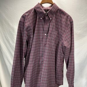 Lauren Ralph Lauren Classic Fit Non Iron Plaid Button Down Shirt‎ 17 1/2-36-37